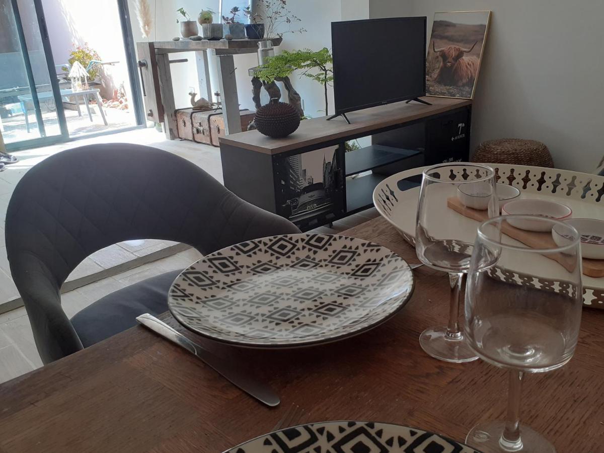 Villa Loft Avec Clim, Parking Et Jardin Proche De La Mer à Sauvian Extérieur photo