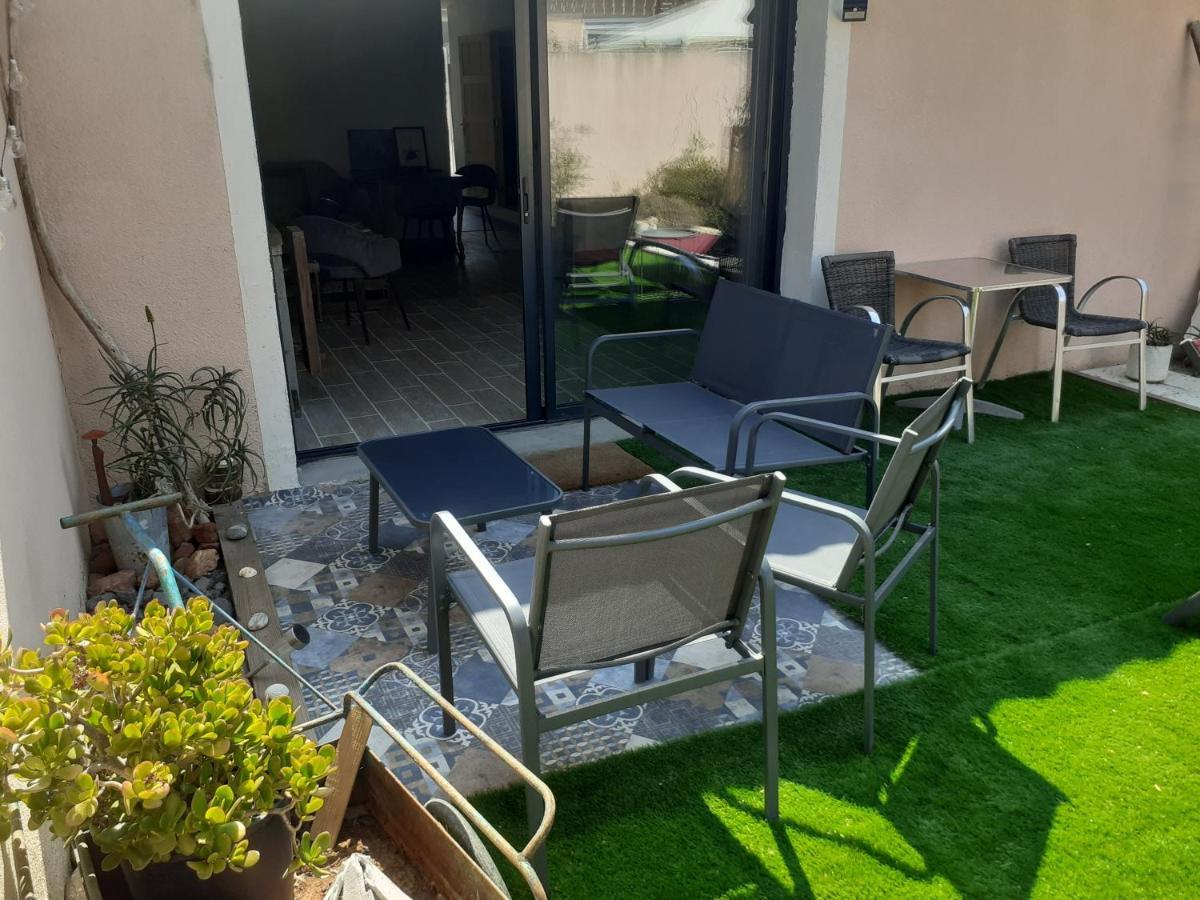 Villa Loft Avec Clim, Parking Et Jardin Proche De La Mer à Sauvian Extérieur photo